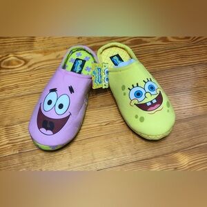 SpongeBob SquarePants men’s  Slippers - Pink and Yellow. 13